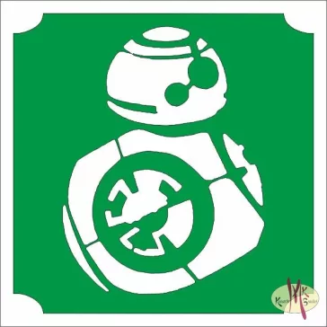 5x5 cm-es Csillámtetoválás sablon - Star Wars 179