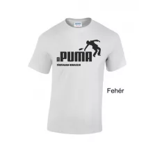 Vicces Póló - Apuma férfiasan bebaszik