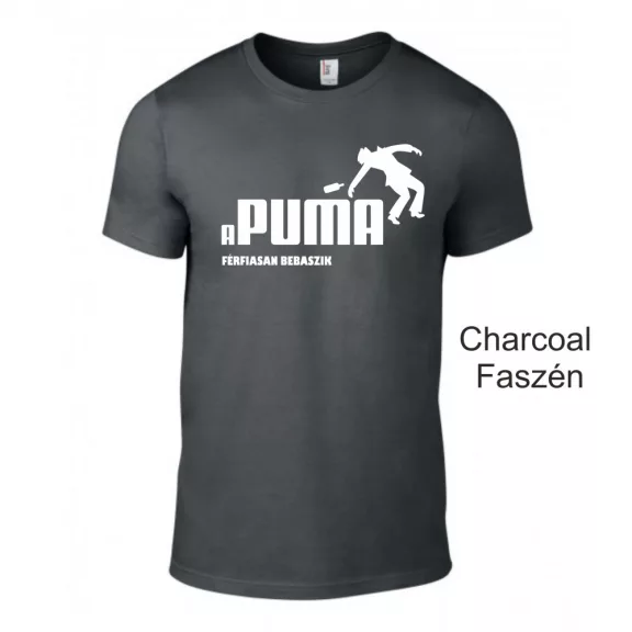 Vicces Póló - Apuma férfiasan bebaszik