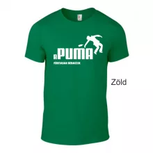 Vicces Póló - Apuma férfiasan bebaszik