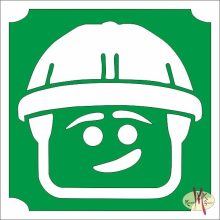 5x5 cm-es Csillámtetoválás sablon - Lego munkás 200