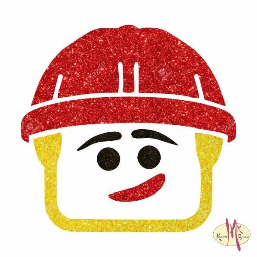 5x5 cm-es Csillámtetoválás sablon - Lego munkás 200