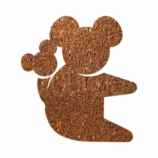 5x5 cm-es Csillámtetoválás sablon -  Koala 202