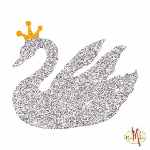 5x5 cm-es Csillámtetoválás sablon - Hattyú 212