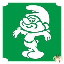 5x5 cm-es Csillámtetoválás sablon - Törpapa 221