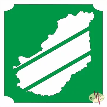 5x5 cm-es Csillám tetoválás sablon - Magyarország 228