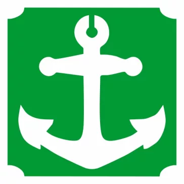 5x5 cm-es Csillámtetoválás sablon - Horgony 230