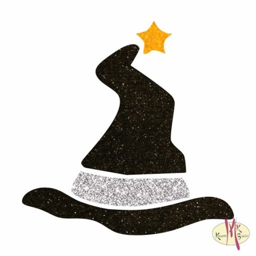 5x5 cm-es Csillámtetoválás sablon -Harry Potter süveg 233