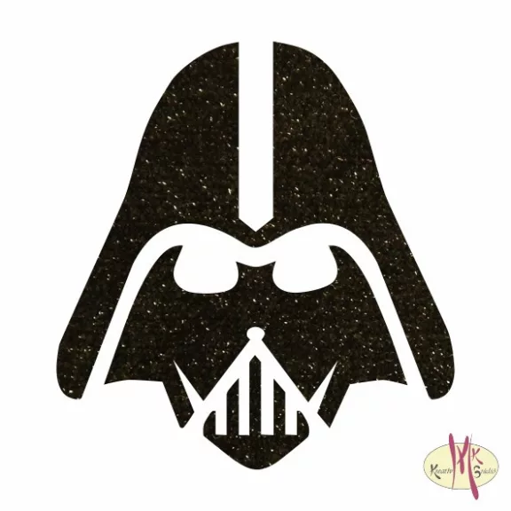 5x5 cm-es Csillámtetoválás sablon - Darth Vader 236