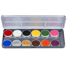 Superstar 12 színű arcfesték készlet - Élénk színek /12 Bright colours palette/