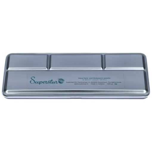 Superstar 12 színű arcfesték készlet - Élénk színek /12 Bright colours palette/