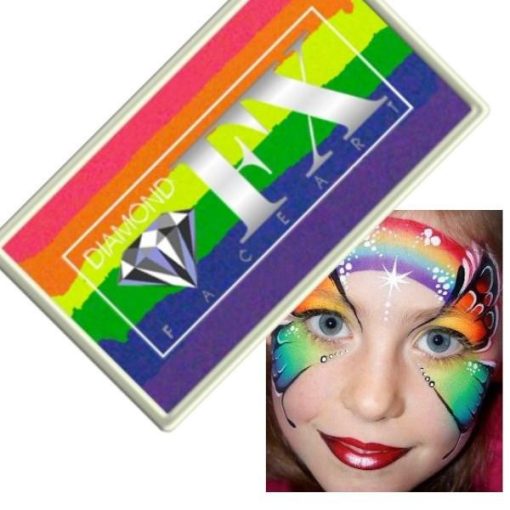 Diamond FX csíkos arcfesték - Neon Nights 28g