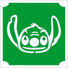 Stitch Csillámtetoválás sablon és matrica – Kreatív testfestés csillámporral