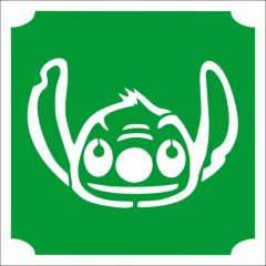 Stitch Csillámtetoválás sablon és matrica – Kreatív testfestés csillámporral