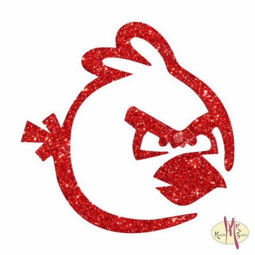 5x5 cm-es Csillám tetoválás sablon - Angry birds 262