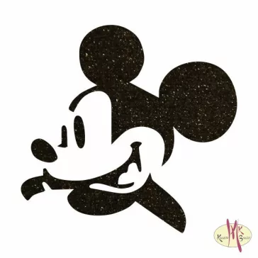 5x5 cm-es Csillám tetoválás sablon - Mickey egér 281