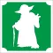 5x5 cm-es Csillám tetoválás sablon - Star Wars, Yoda 293