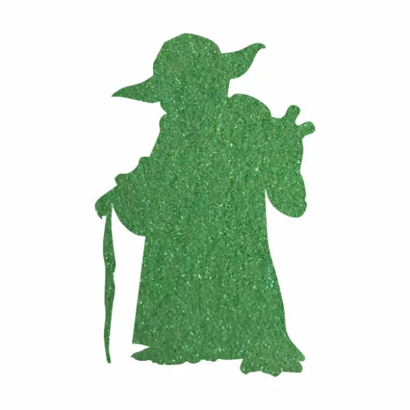 5x5 cm-es Csillám tetoválás sablon - Star Wars, Yoda 293