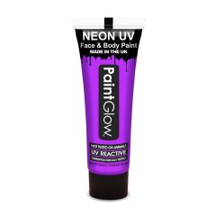 Paintglow Uv - Neon arc és testfesték lila 10ml