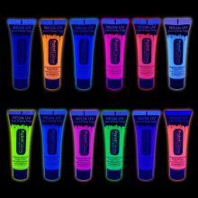 Paintglow Uv - Neon arc és testfesték lila 10ml
