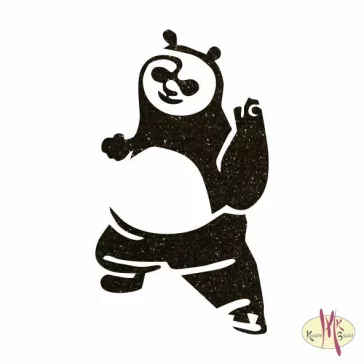 5x5 cm-es Csillám tetoválás sablon - Kung-fu Panda 302