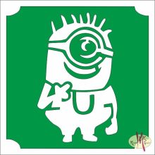 5x5 cm-es Csillám tetoválás sablon - Mignon 308