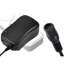 univerzális szabályozható hálózati adapter 6 cserélhető fejjel és USB porttal