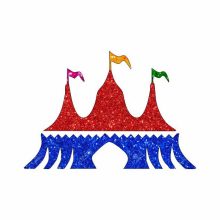 5x5 cm-es Csillámtetoválás sablon - Hős hatos 314