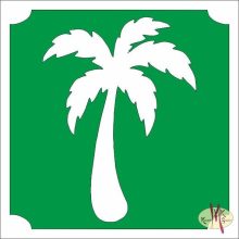 5x5 cm-es Csillámtetoválás sablon - Pálma 315