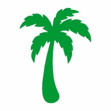 5x5 cm-es Csillámtetoválás sablon - Pálma 315