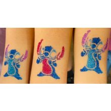 Stitch Csillámtetoválás sablon és matrica – Kreatív testfestés, csillámtetoválás
