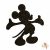 5x5 cm-es Csillám tetoválás sablon - Mickey egér 322