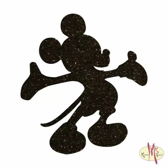 5x5 cm-es Csillám tetoválás sablon - Mickey egér 322