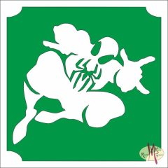 5x5 cm-es Csillám tetoválás sablon - Pókember 324