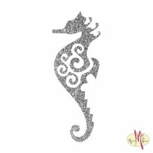 5x5 cm-es Csillámtetoválás sablon - Csikóhal 327