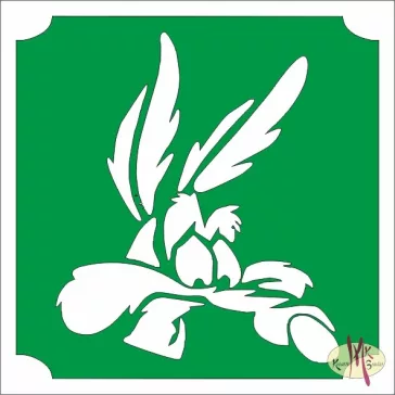 5x5 cm-es Csillámtetoválás sablon -  329