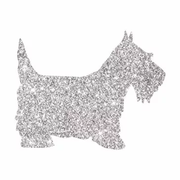 5x5 cm-es Csillámtetoválás sablon - Kutya 332