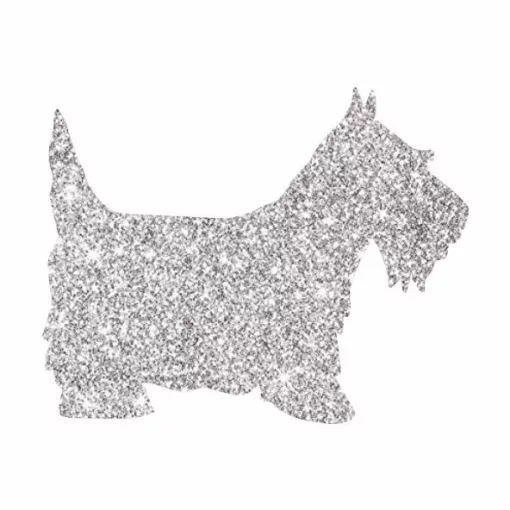 5x5 cm-es Csillámtetoválás sablon - Kutya 332