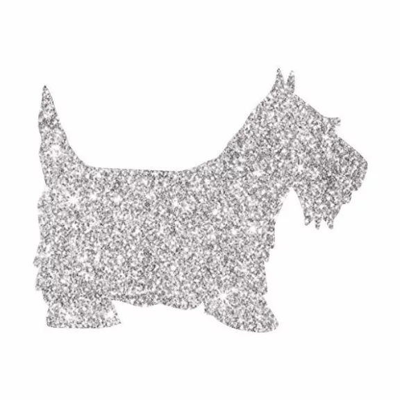 5x5 cm-es Csillámtetoválás sablon - Kutya 332