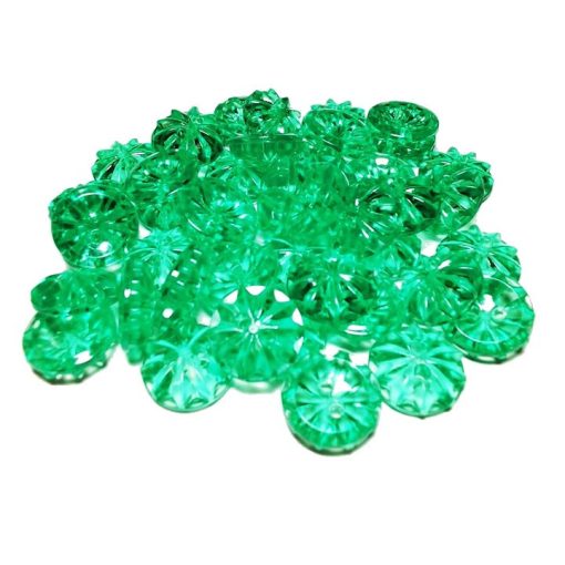 Kerek mintás műanyag gomb 12 mm 