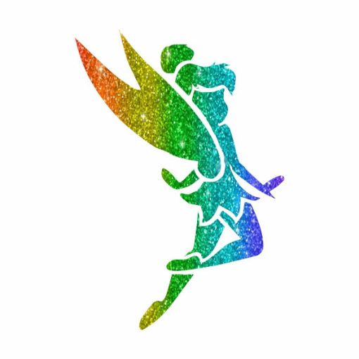 5x5 cm-es Csillám tetoválás sablon - Tündér 365