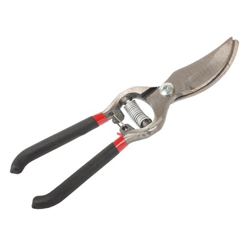 20,5 cm-es kovácsolt acél kerti metszőolló ergonomikus nyéllel és biztonsági zárral