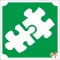 5x5 cm-es Csillámtetoválás sablon - Puzzle 394