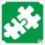 5x5 cm-es Csillámtetoválás sablon - Puzzle 394