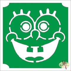 5x5 cm-es Csillámtetoválás sablon - Spongya Bob 395
