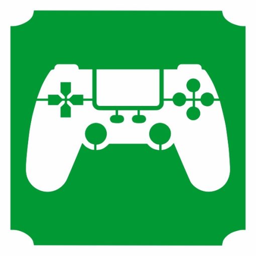 Csillámtetoválás sablon Kontroller motívum 399, gamer tetoválás, ideiglenes csillámtetoválás gyerekeknek, öntapadós, bőrbarát