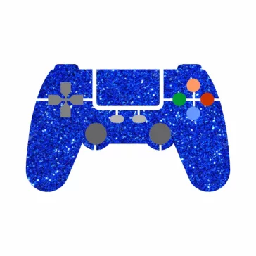 Csillámtetoválás sablon Kontroller motívum 399, gamer tetoválás, ideiglenes csillámtetoválás gyerekeknek, öntapadós, bőrbarát