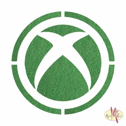 5x5 cm-es Csillámtetoválás sablon - XBOX 405