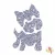   5x5 cm-es Csillámtetoválás sablon- Yorkshire terrier kutya 412