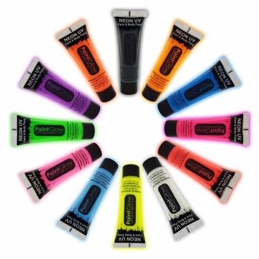 Paintglow Uv - Neon arc és testfesték D pink 10ml